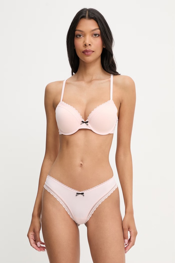 HUGO nedrček T-SHIRT BRA UNIQUE 50545719 roza AW26