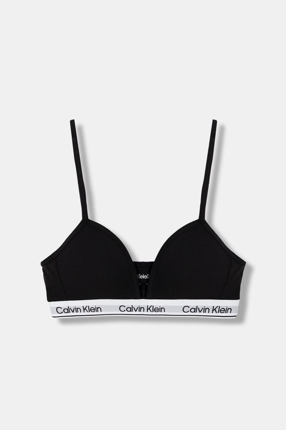 Calvin Klein Underwear braletka dziecięca bawełniana z elastanem czarny G80G800746.9BY2