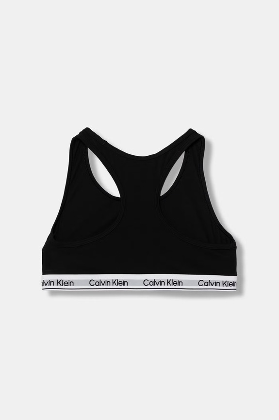 Calvin Klein Underwear Σουτιέν παιδικό βαμβακερό με ελαστάν 2-pack G80G800742.9BY2 μαύρο