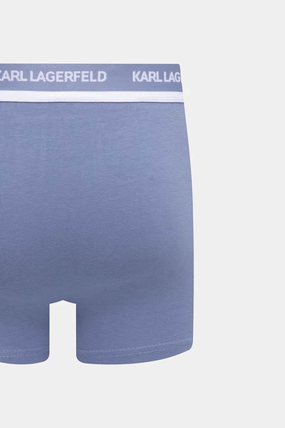 Karl Lagerfeld bokserki dopasowane męskie bawełniane z elastanem 3-pack B3M47001 zielony