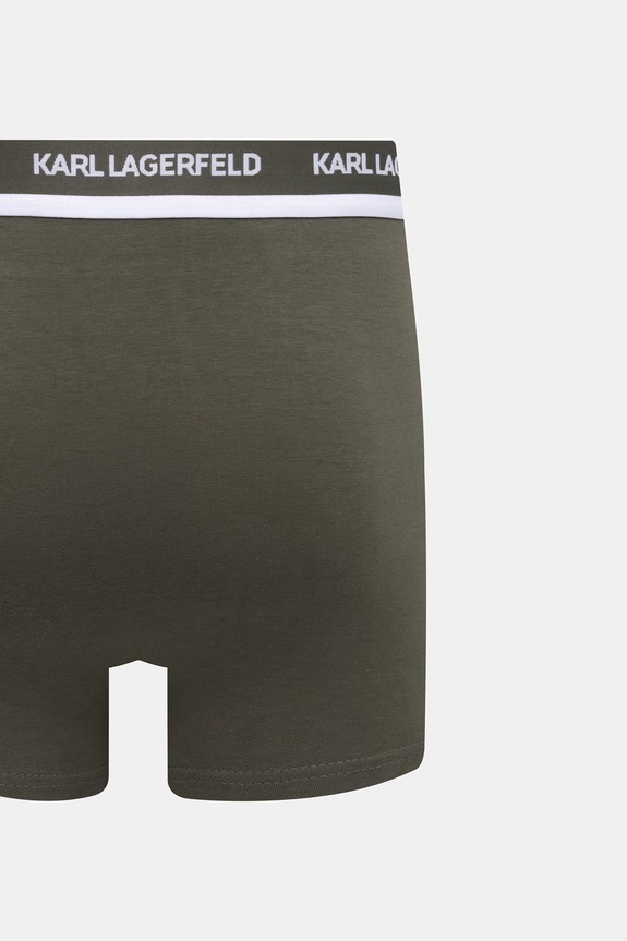 Karl Lagerfeld bokserki dopasowane męskie bawełniane z elastanem 3-pack B3M47001