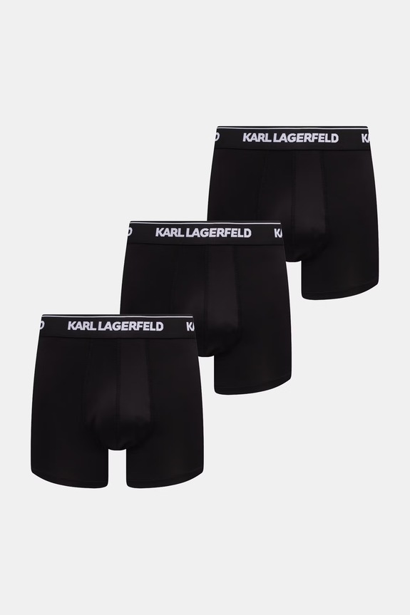 Karl Lagerfeld uske bokserice za muškarce 3-pack crna B3M47003