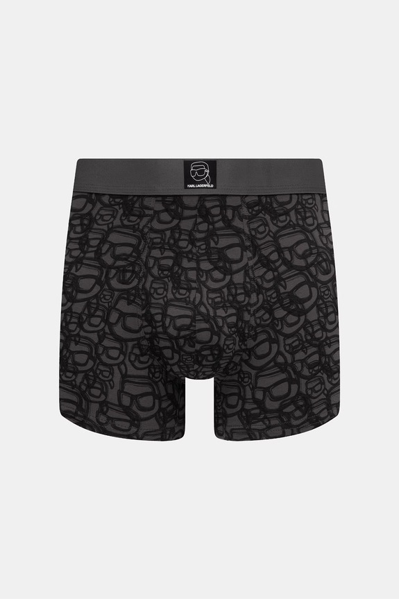 Odjeća Karl Lagerfeld uske bokserice za muškarce od pamuka s elastanom IKON 3-pack B3M47006 siva