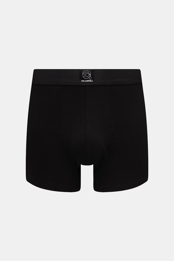 Karl Lagerfeld uske bokserice za muškarce od pamuka s elastanom IKON 3-pack siva B3M47006