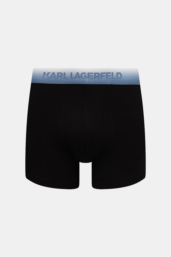 Karl Lagerfeld uske bokserice za muškarce od pamuka s elastanom 3-pack B3M47008 crna AW26