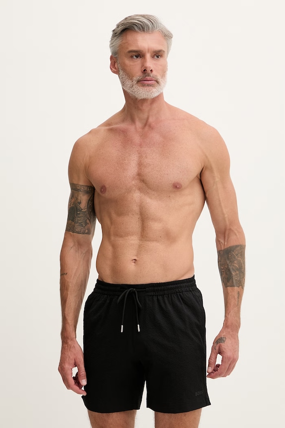 BOSS kratke kupaće hlače za muškarce Relax_Trunk crna 50561184