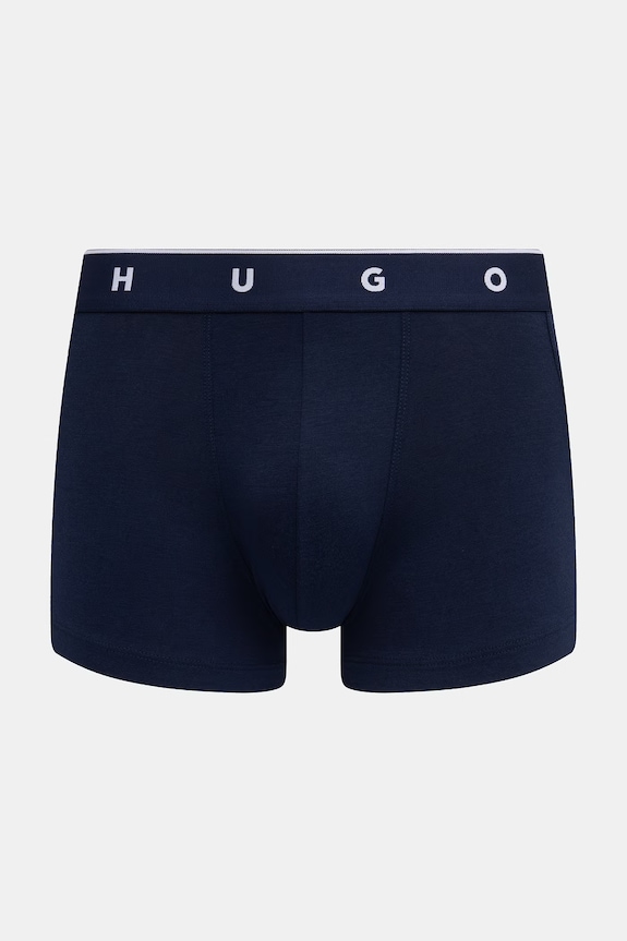 HUGO přiléhavé boxerky pánské s modalem TRUNK TRIPLET TITAN 3-pack 50566294 námořnická modř AW26