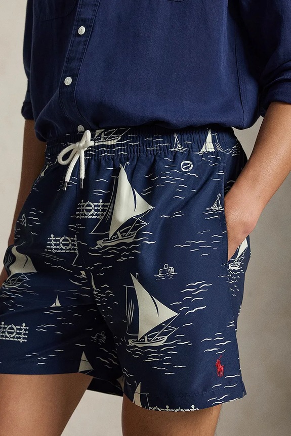 Polo Ralph Lauren plavecké šortky pánske tmavomodrá 710B18029