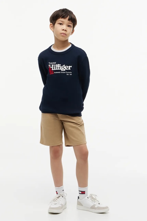 Tommy Hilfiger bluza dziecięca bawełniana granatowy KB0KB10506.104.122.9BY2