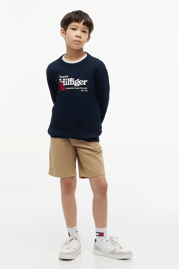 Tommy Hilfiger bluza dziecięca bawełniana granatowy KB0KB10506.104.122.9BY2