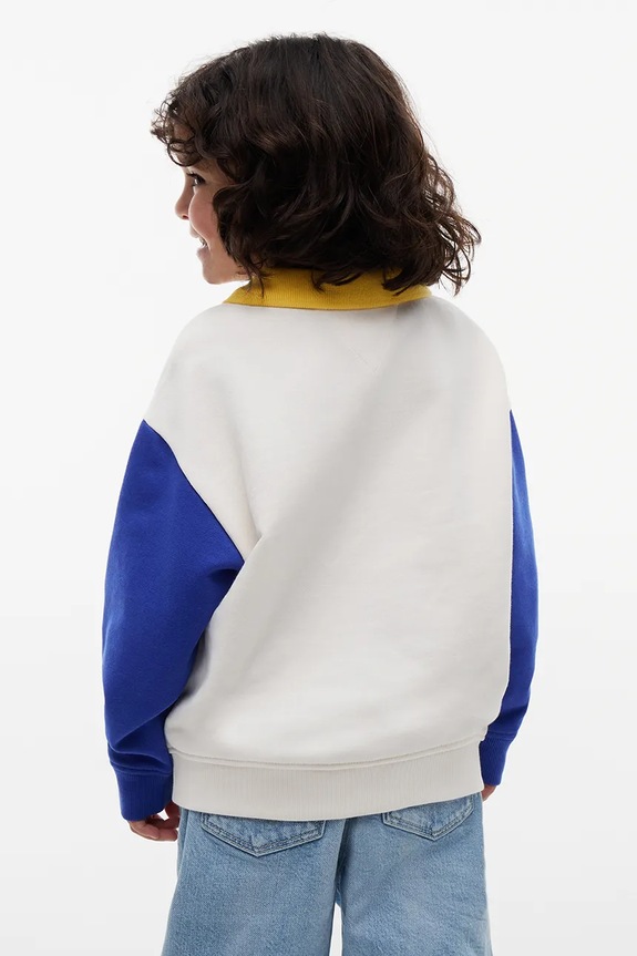 Chłopiec Tommy Hilfiger bluza dziecięca bawełniana KB0KB10501.98.122.9BY2 biały