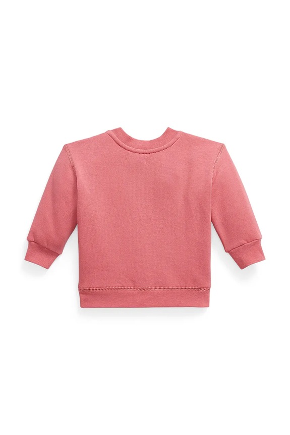 Polo Ralph Lauren pulover za dojenčke z bombažem 320B18891001 roza AW26