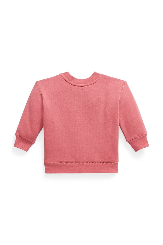 Polo Ralph Lauren pulover za dojenčke z bombažem 320B18891001 roza AW26