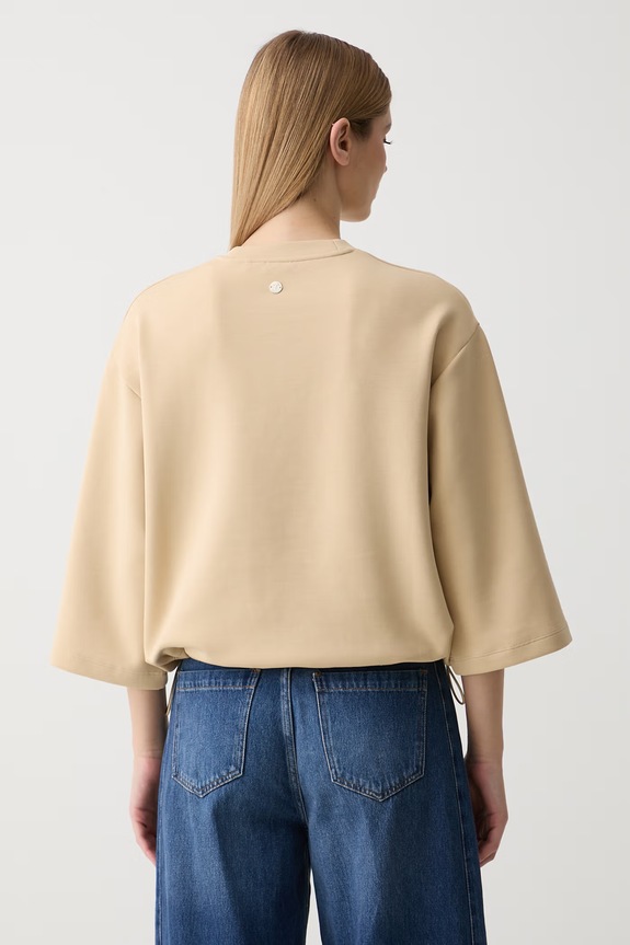 Odzież Joop! bluza damska z modalem 30103322 beżowy