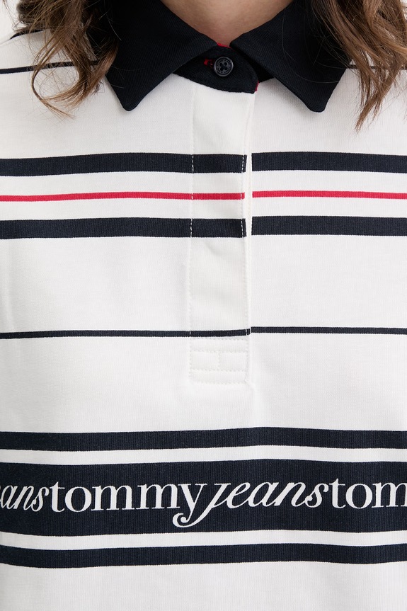 Tommy Jeans bluza damska bawełniana DW0DW23145 biały