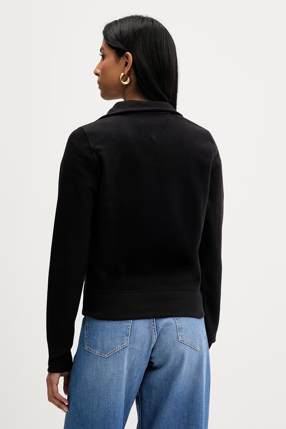 Oblečení Tommy Jeans mikina dámská bavlněná DW0DW22835 černá