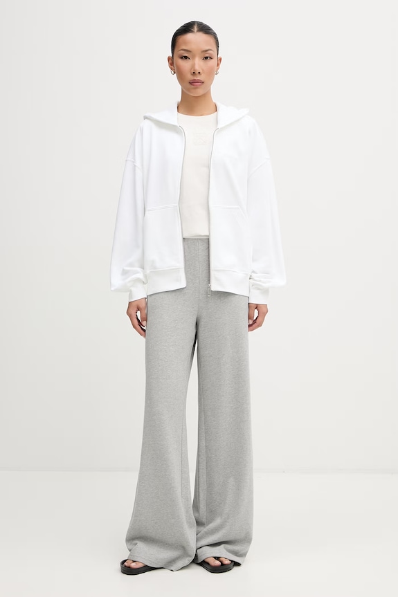 Calvin Klein dukserica sa kapuljačom ženska pamučna LV044G215G bijela AW26