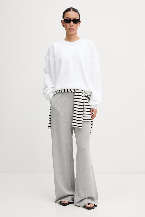 Calvin Klein bluza damska bawełniana LV044G214G biały AW26
