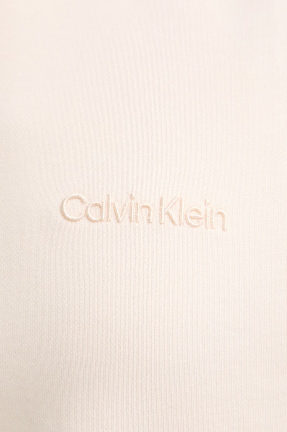 Calvin Klein μπλούζα γυναικεία βαμβακερή LV044G214G μπεζ
