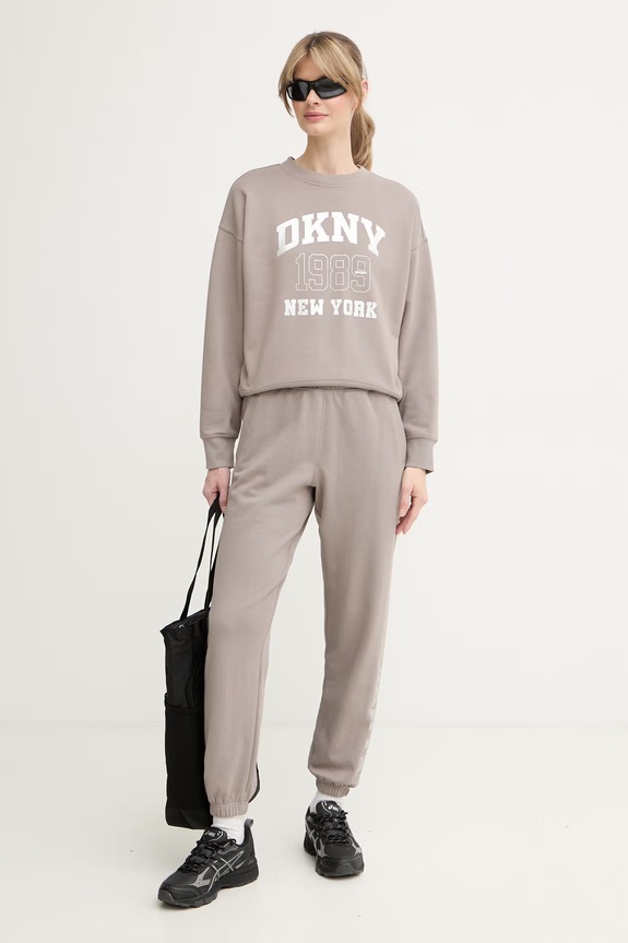 DKNY bluza damska DP6T1671 beżowy AW26
