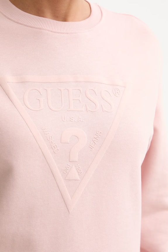 Guess μπλούζα γυναικεία με βαμβάκι W6YQ04.K3858 ροζ