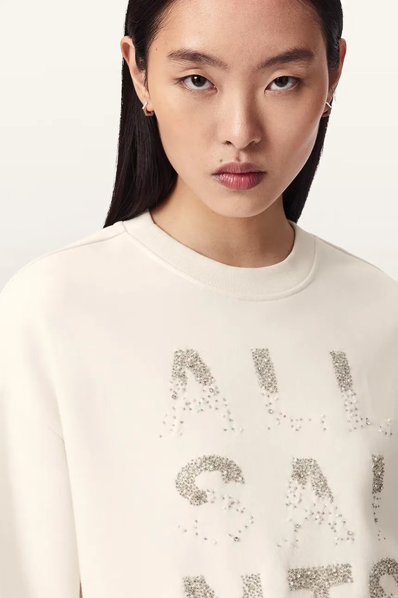 AllSaints bluza damska STACKS biały W152JE