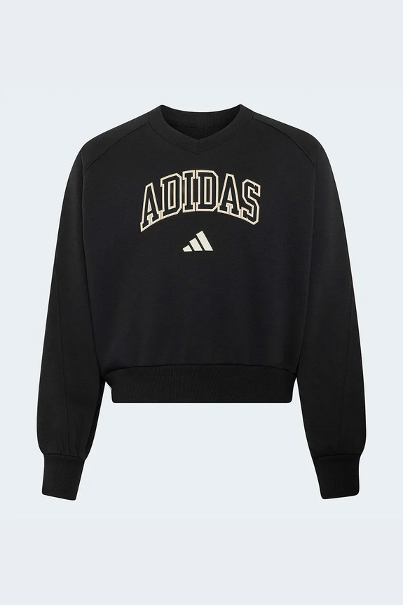 adidas mikina detská s bavlnou čierna KS5134