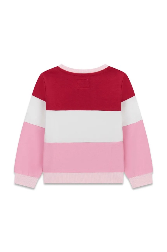 Guess bluza dziecięca bawełniana K6YQ01.K3836.9BY2 różowy AW26