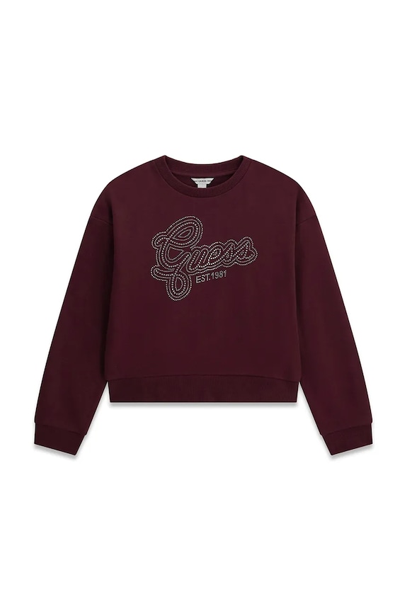 Guess кофта для детей из хлопка бордо J6YQ05.K3899.9BY2
