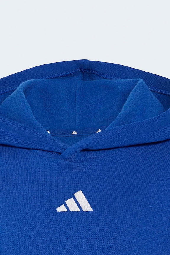 adidas dukserica sa kapuljačom za djecu s pamukom plava KT3381