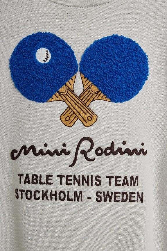 Mini Rodini bluza dziecięca bawełniana Table tennis szary 26620133