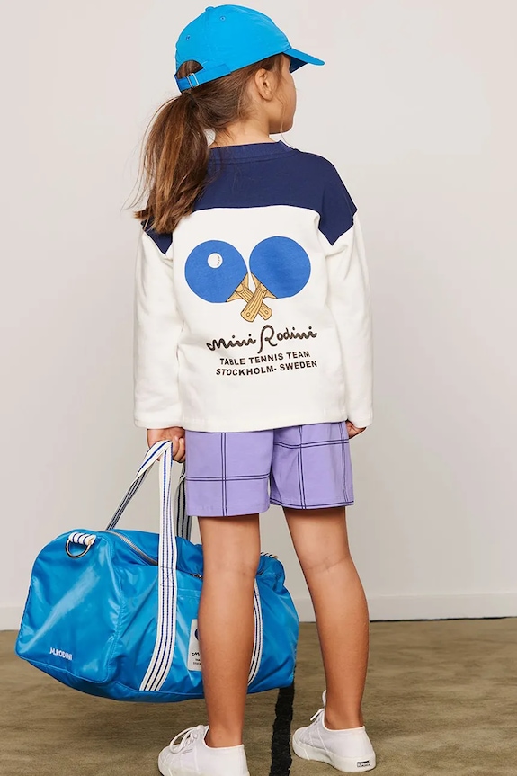 Mini Rodini bluza dziecięca bawełniana Table tennis 26620130