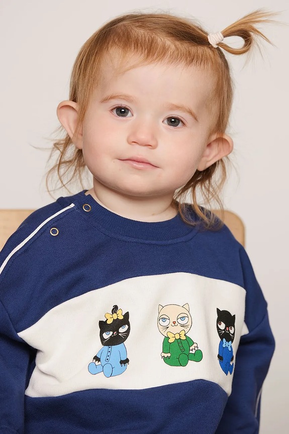 Mini Rodini bluza dziecięca bawełniana Minibabies 26620121