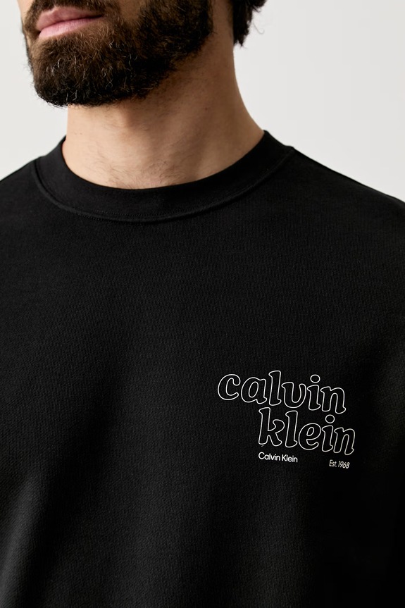 Calvin Klein Jeans bluza męska bawełniana LV04RG274G czarny