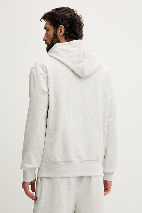 Oblečenie Calvin Klein Jeans mikina s kapucňou pánska s bavlnou LV04RG260G sivá