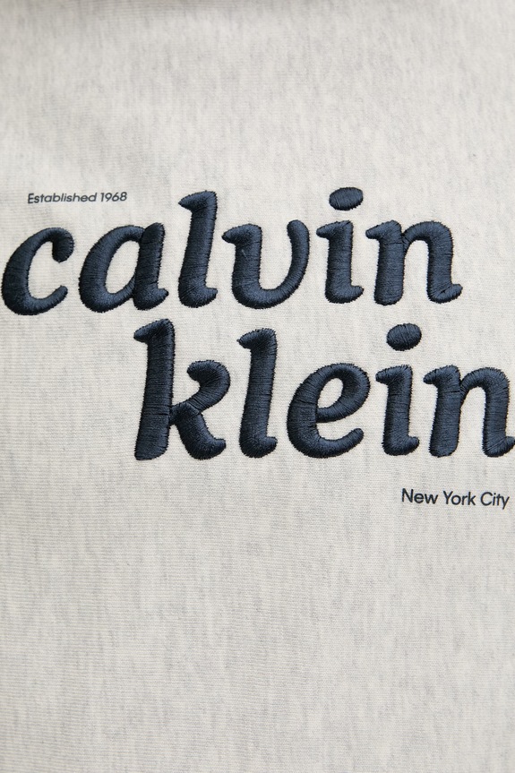 Calvin Klein Jeans mikina s kapucňou pánska s bavlnou LV04RG260G sivá