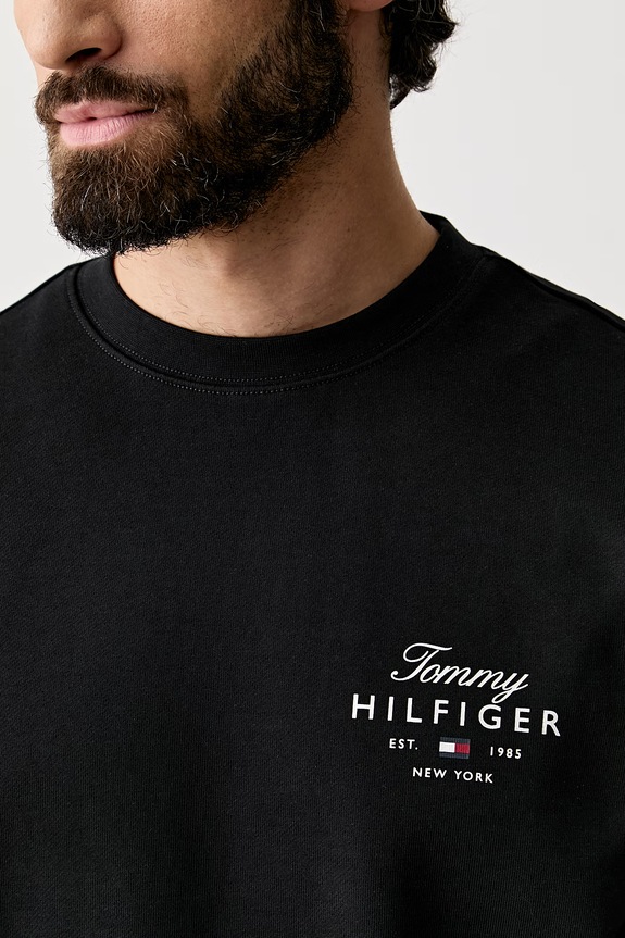 Tommy Hilfiger bluza męska bawełniana MW0MW43218 czarny