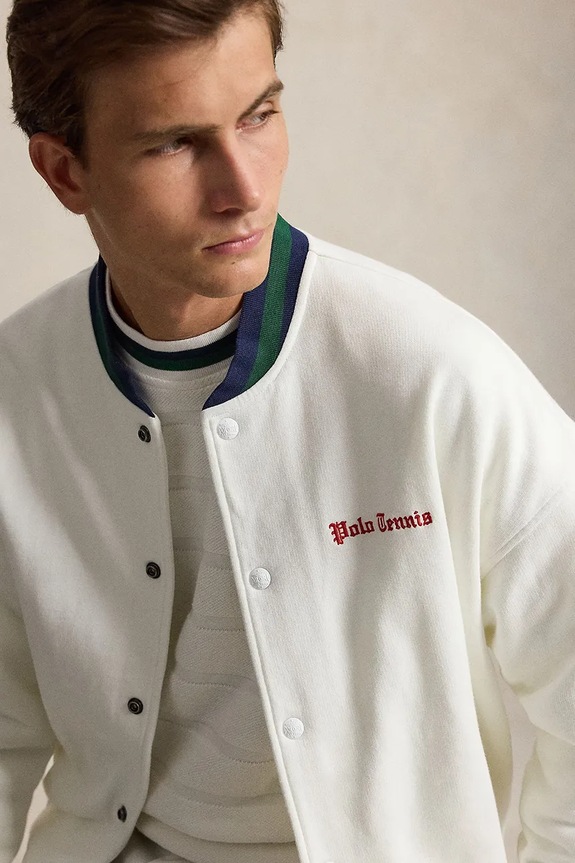Polo Ralph Lauren rozepínací mikina pánská bílá 710B19233