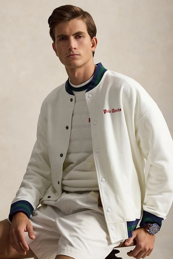 Polo Ralph Lauren rozepínací mikina pánská 710B19233 bílá