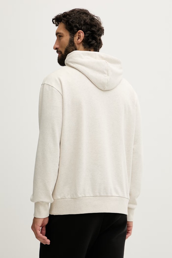 Одежда BOSS Green кофта с капюшоном мужская с хлопком SW_Hoodie 50564113 бежевый