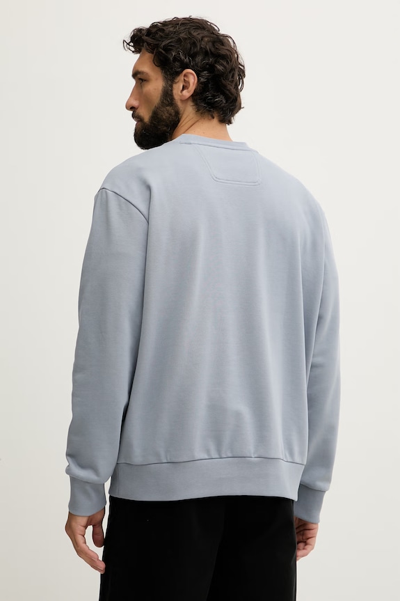 Одежда BOSS Green кофта мужская хлопковая SW_Crewneck 50564103 голубой