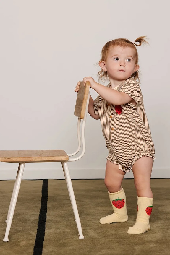 Mini Rodini body niemowlęce bawełniane Poplin 26640100
