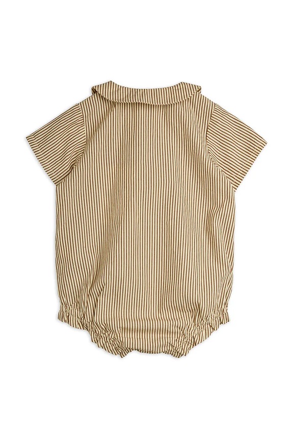 Chłopiec Mini Rodini body niemowlęce bawełniane Poplin 26640100 beżowy