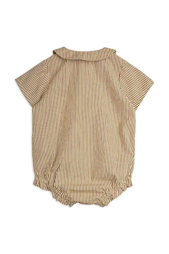 Chłopiec Mini Rodini body niemowlęce bawełniane Poplin 26640100 beżowy