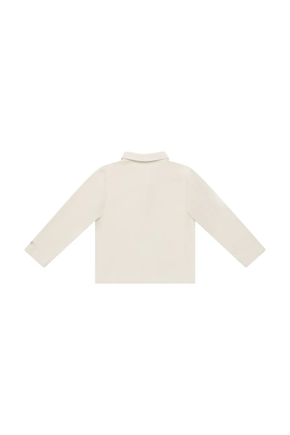 Chłopiec Donsje longsleeve dziecięcy bawełniany z elastanem 4082901 beżowy