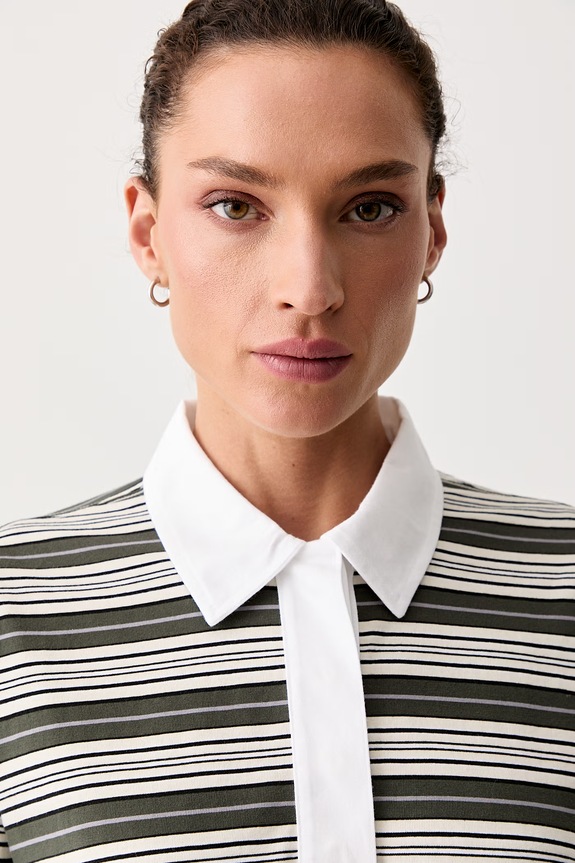 rag & bone longsleeve damski bawełniany Kelly zielony RE5M32PT3KW