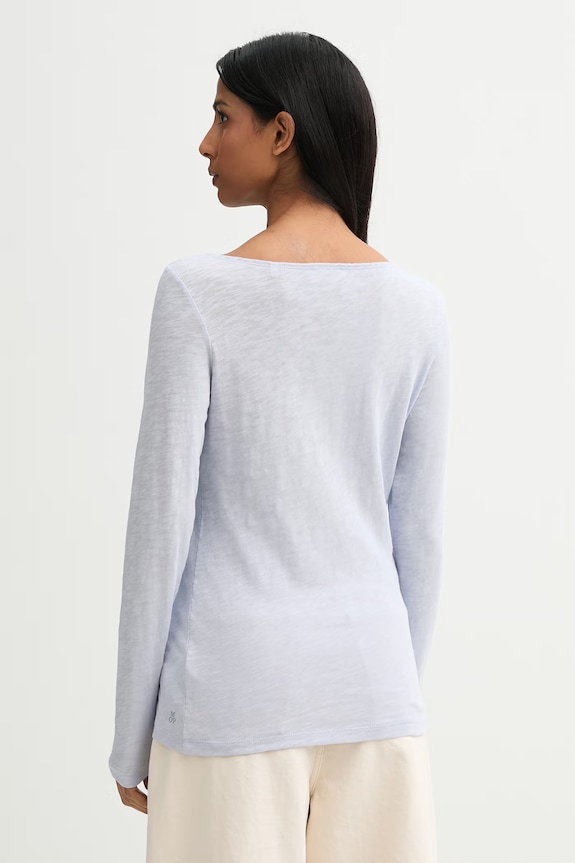 Odzież Marc O'Polo longsleeve damski bawełniany 5000014390 niebieski