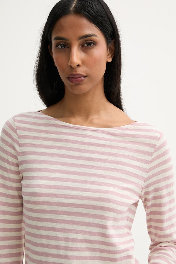 Marc O'Polo longsleeve damski bawełniany różowy 5000014387