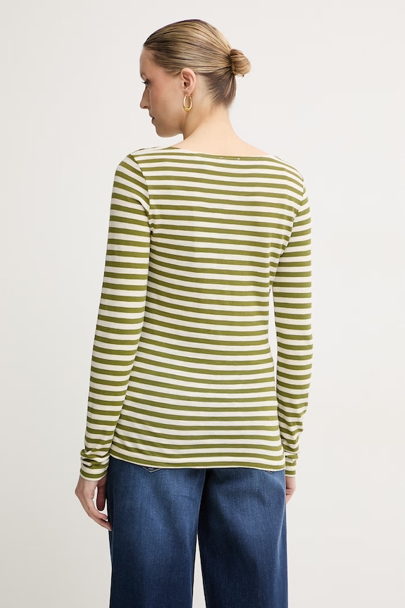 Odzież Marc O'Polo longsleeve damski bawełniany 5000014387 zielony