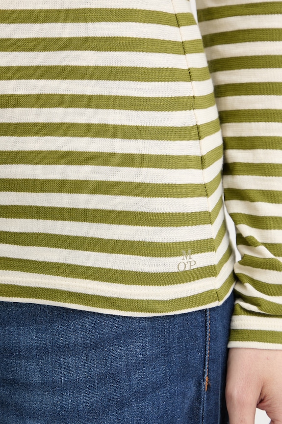 Marc O'Polo longsleeve damski bawełniany 5000014387 zielony